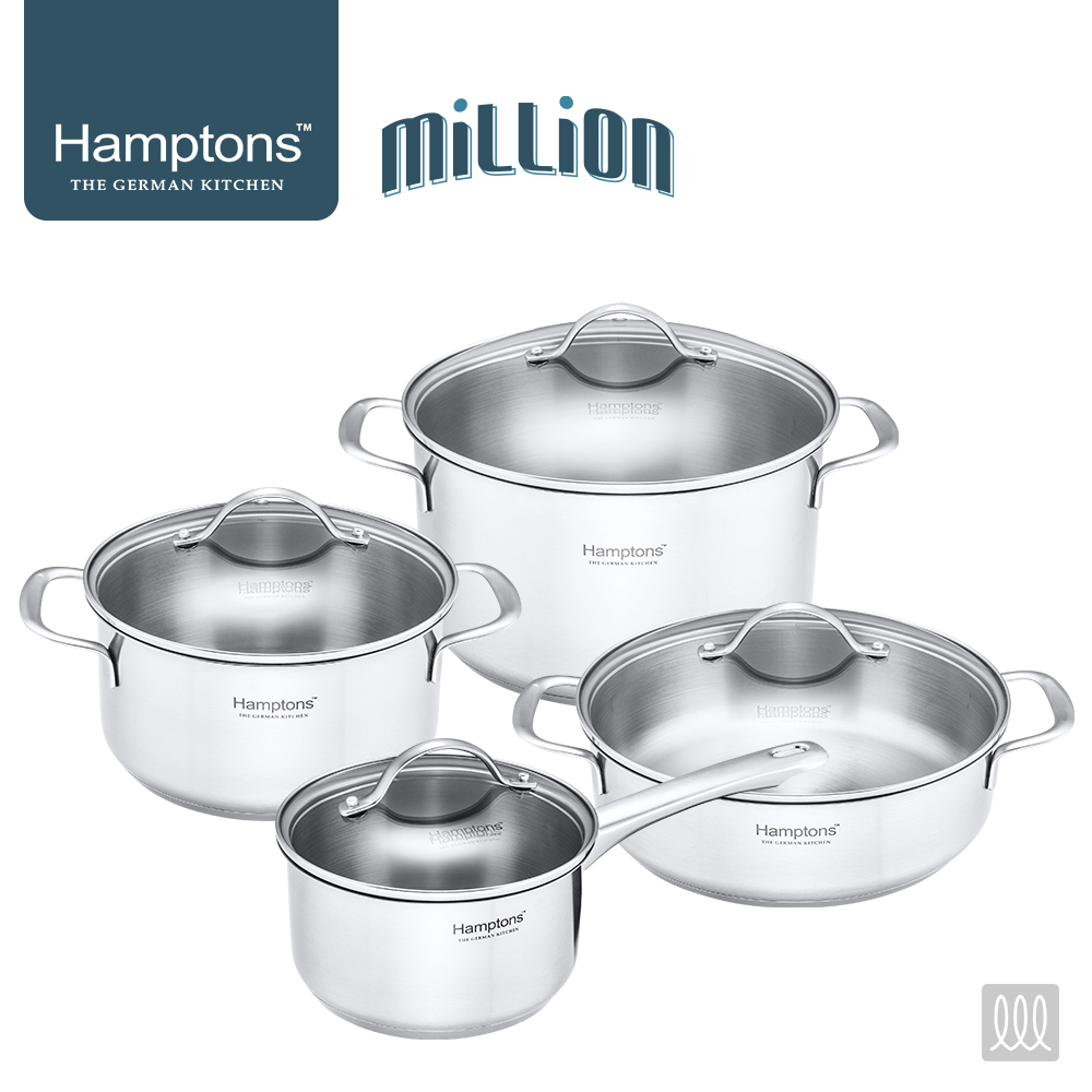 햄튼 밀리언 인덕션 냄비 4종 세트-B (16S20P24P24C)